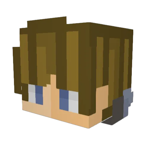 SomeTimeAgo Minecraft avatar head, 3D render