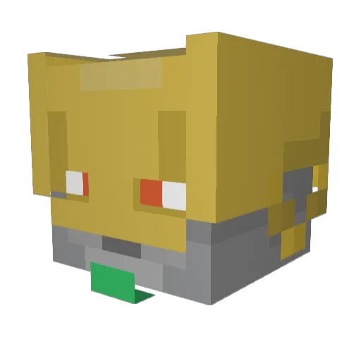 Some_Gui Minecraft avatar head, 3D render