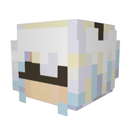 Some_Some Minecraft avatar head, 3D render