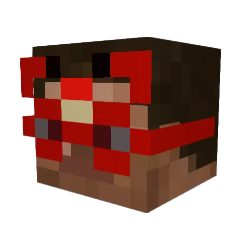 Someidiot5 Minecraft avatar head, 3D render