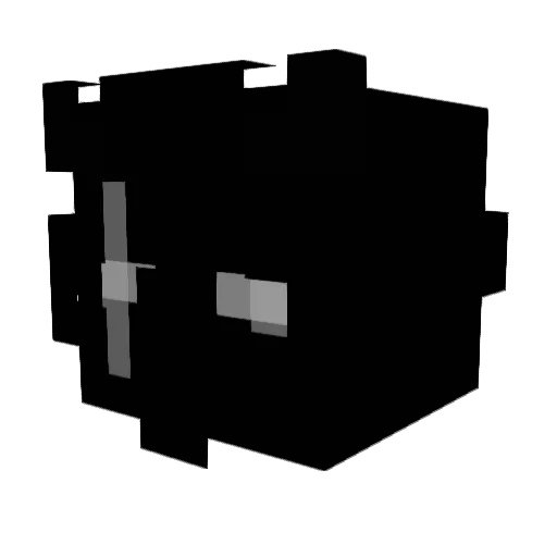 Someone12543 Minecraft avatar head, 3D render