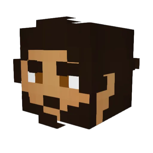 Someone_better Minecraft avatar head, 3D render