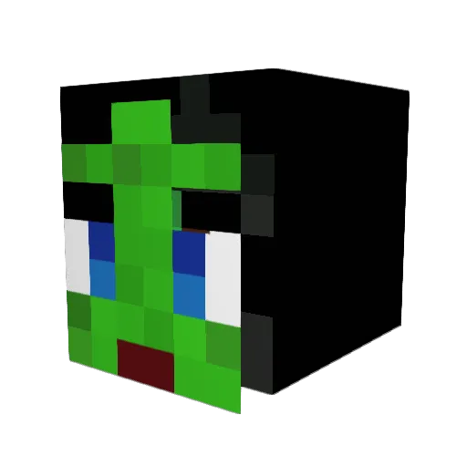 Somesunshine Minecraft avatar head, 3D render