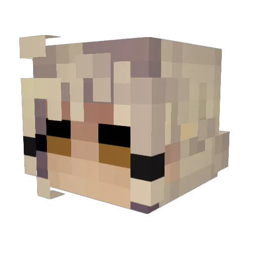SomethingSumthin Minecraft avatar head, 3D render