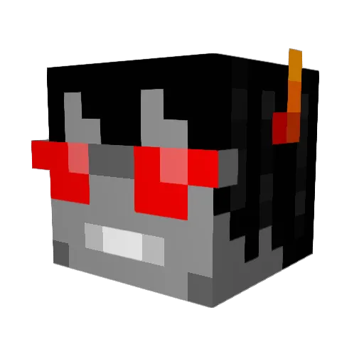 Something_Blue Minecraft avatar head, 3D render
