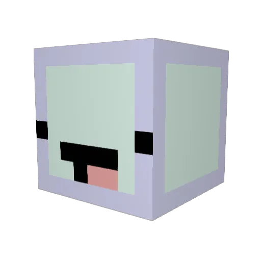 Something_Cringy Minecraft avatar head, 3D render