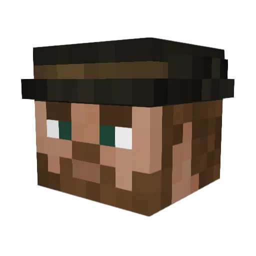 Something_pylo Minecraft avatar head, 3D render
