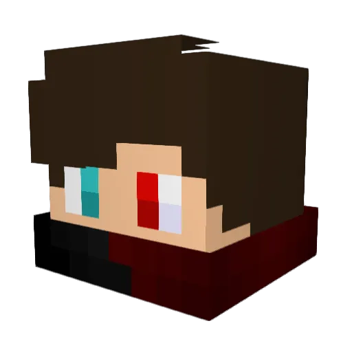 SomexX_ Minecraft avatar head, 3D render