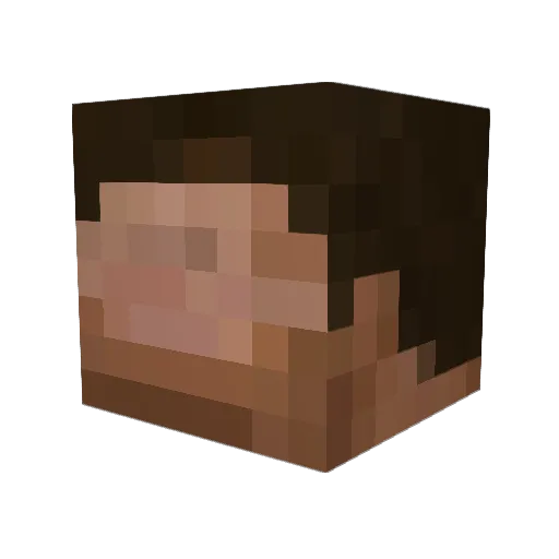 Somik160310 Minecraft avatar head, 3D render