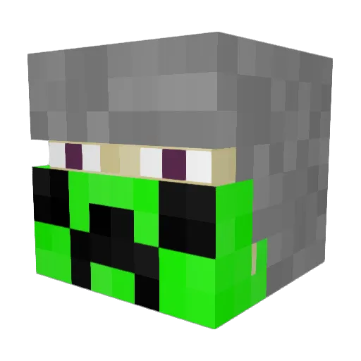 Somin2013 Minecraft avatar head, 3D render