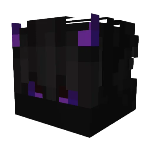 SommCity Minecraft avatar head, 3D render