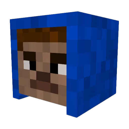 Sommerspike Minecraft avatar head, 3D render