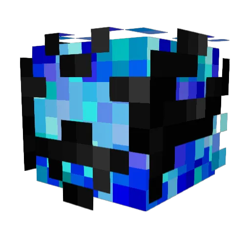 SomniZ Minecraft avatar head, 3D render