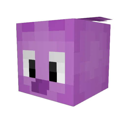 Somniloquy_a Minecraft avatar head, 3D render