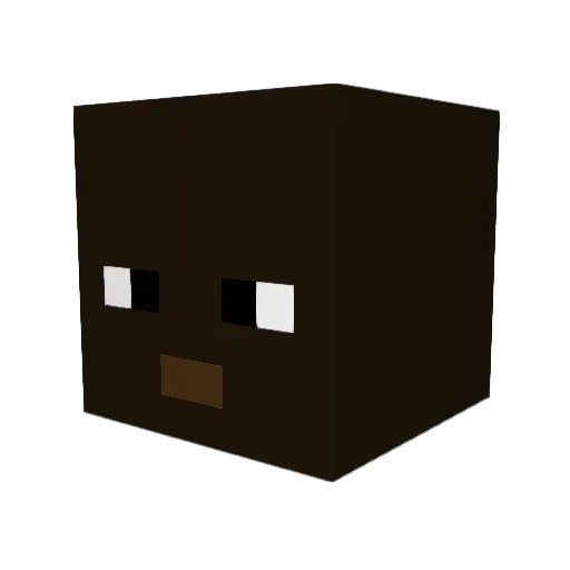 SomoVagyok8 Minecraft avatar head, 3D render