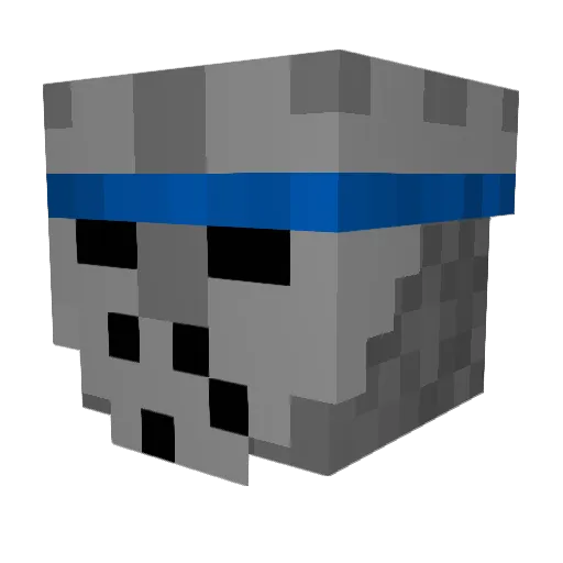 Somsnosa_ Minecraft avatar head, 3D render