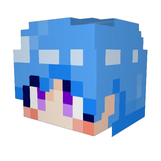 Somung431 Minecraft avatar head, 3D render