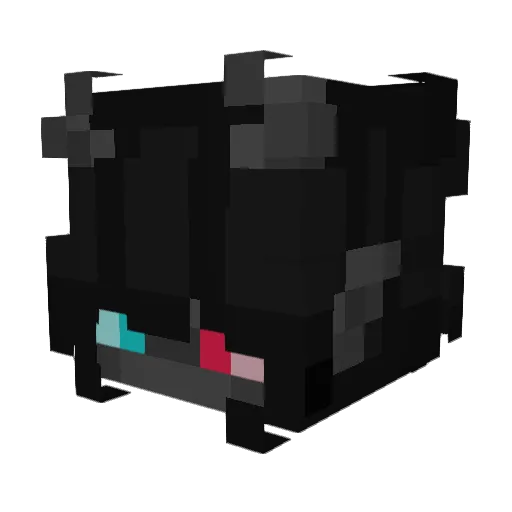 Somurich Minecraft avatar head, 3D render