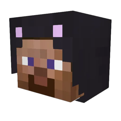 SonOfRizzler Minecraft avatar head, 3D render