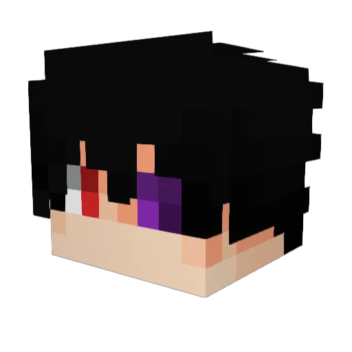SonOfSatan Minecraft avatar head, 3D render