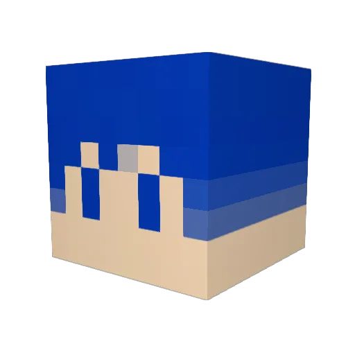SonPatrol Minecraft avatar head, 3D render