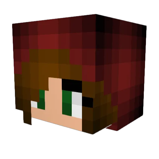 SonPvP Minecraft avatar head, 3D render