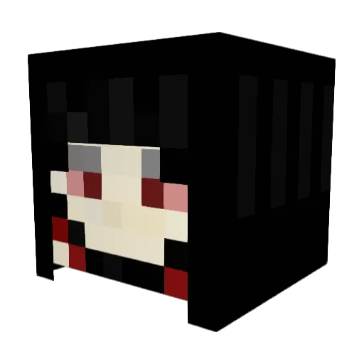SonaSiela Minecraft avatar head, 3D render