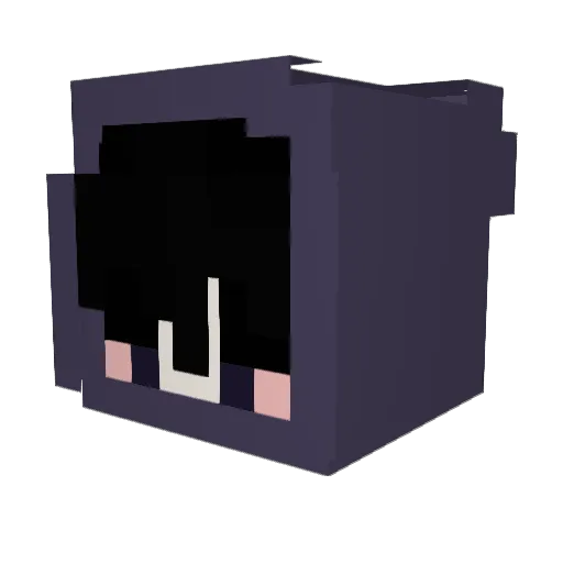 Sonan7 Minecraft avatar head, 3D render