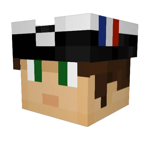 SonarBugnar Minecraft avatar head, 3D render