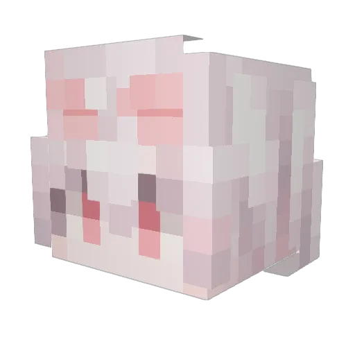 Sonata_Tairitsu Minecraft avatar head, 3D render