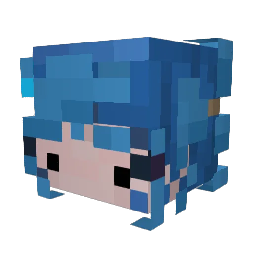 SondaxArt Minecraft avatar head, 3D render