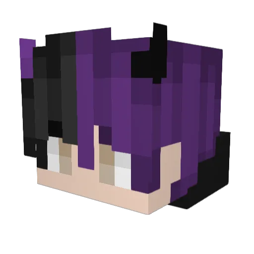 Sonderko_ Minecraft avatar head, 3D render