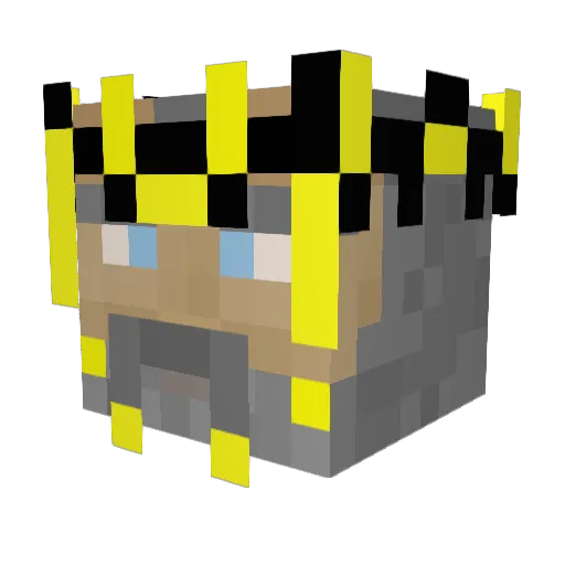 Sondres95 Minecraft avatar head, 3D render