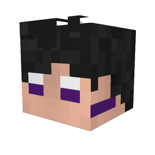 Soneca321 Minecraft avatar head, 3D render