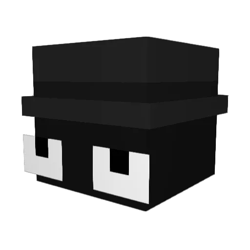 Sonecaa_ Minecraft avatar head, 3D render
