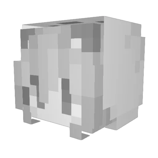 Sonecazx Minecraft avatar head, 3D render