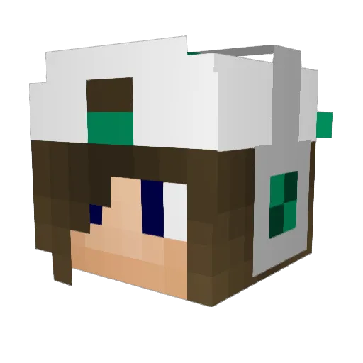 Sonequinha_PT Minecraft avatar head, 3D render