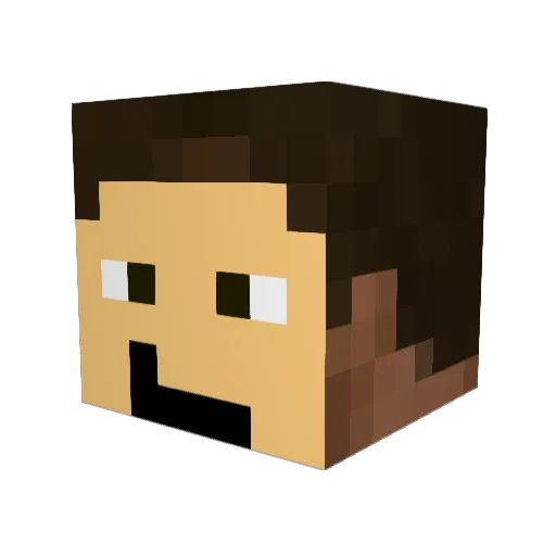 Soner_T Minecraft avatar head, 3D render