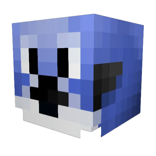 SongAndSilence Minecraft avatar head, 3D render
