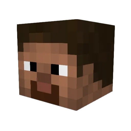 SongDude Minecraft avatar head, 3D render