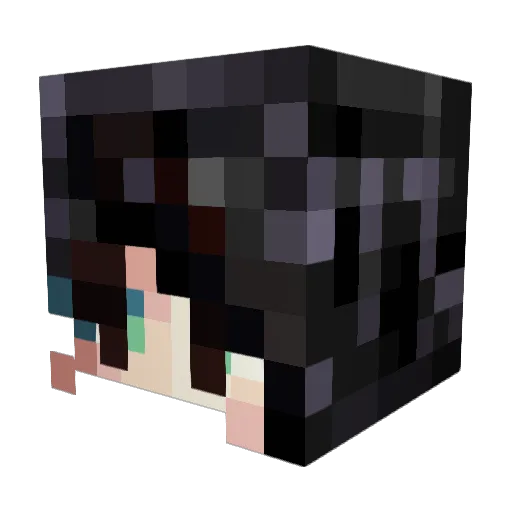 SongInfinity Minecraft avatar head, 3D render