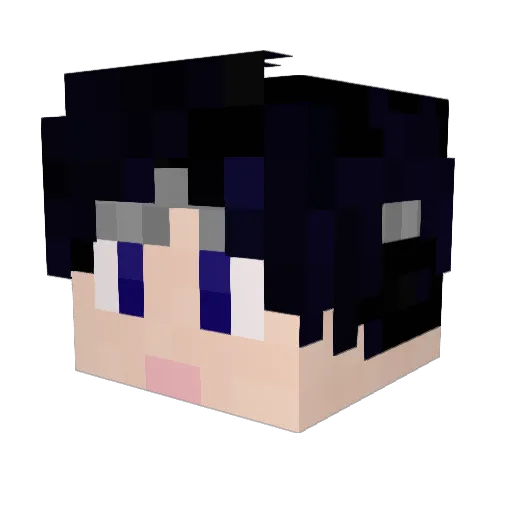 Song__Zi Minecraft avatar head, 3D render