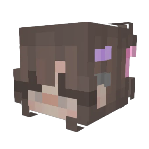 Songman Minecraft avatar head, 3D render