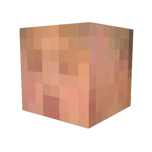Songnini Minecraft avatar head, 3D render