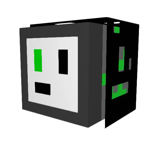 Songofsticks Minecraft avatar head, 3D render