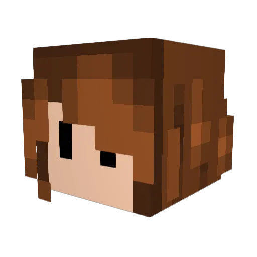 Songothent Minecraft avatar head, 3D render