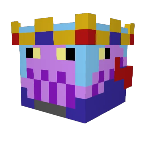 SonicChicken11 Minecraft avatar head, 3D render
