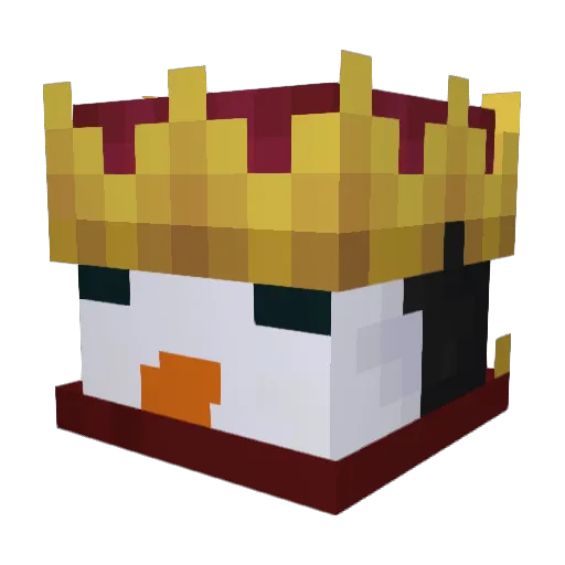 SonicCo65 Minecraft avatar head, 3D render