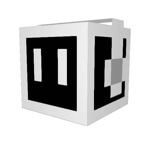 SonicMCthefirst Minecraft avatar head, 3D render
