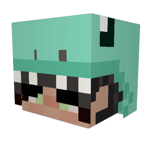 Sonic_Gamer56 Minecraft avatar head, 3D render